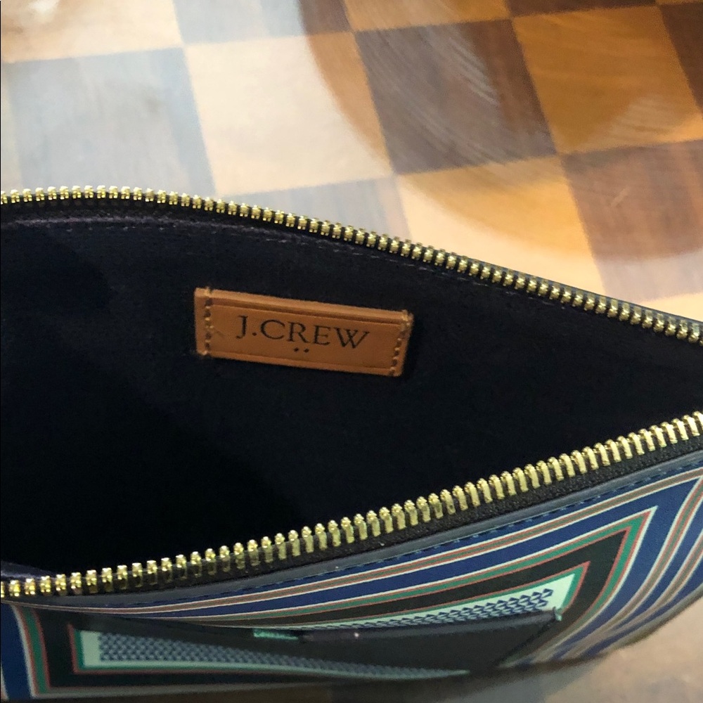 J Crew Geometric Patterned Clutch - image 3